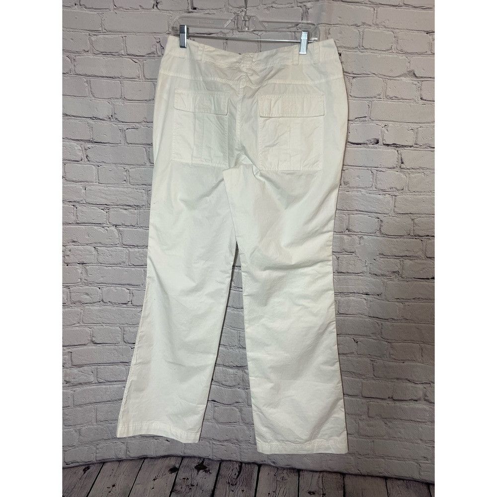 Free People New Free People Cotton Cargo Pants White Size 10 Size 28" / US 6 / IT 42 - 4 Thumbnail