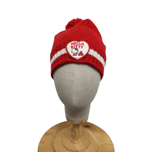 Anime 😽 Hello kitty by sanrio patch anime beanie hat Size ONE SIZE - 1 Thumbnail
