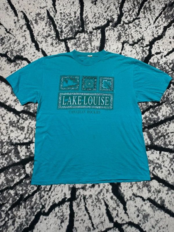 Other Vintage Lake T-shirt Canadian USA Blue 1994 XL Size US XL / EU 56 / 4 - 1 Thumbnail