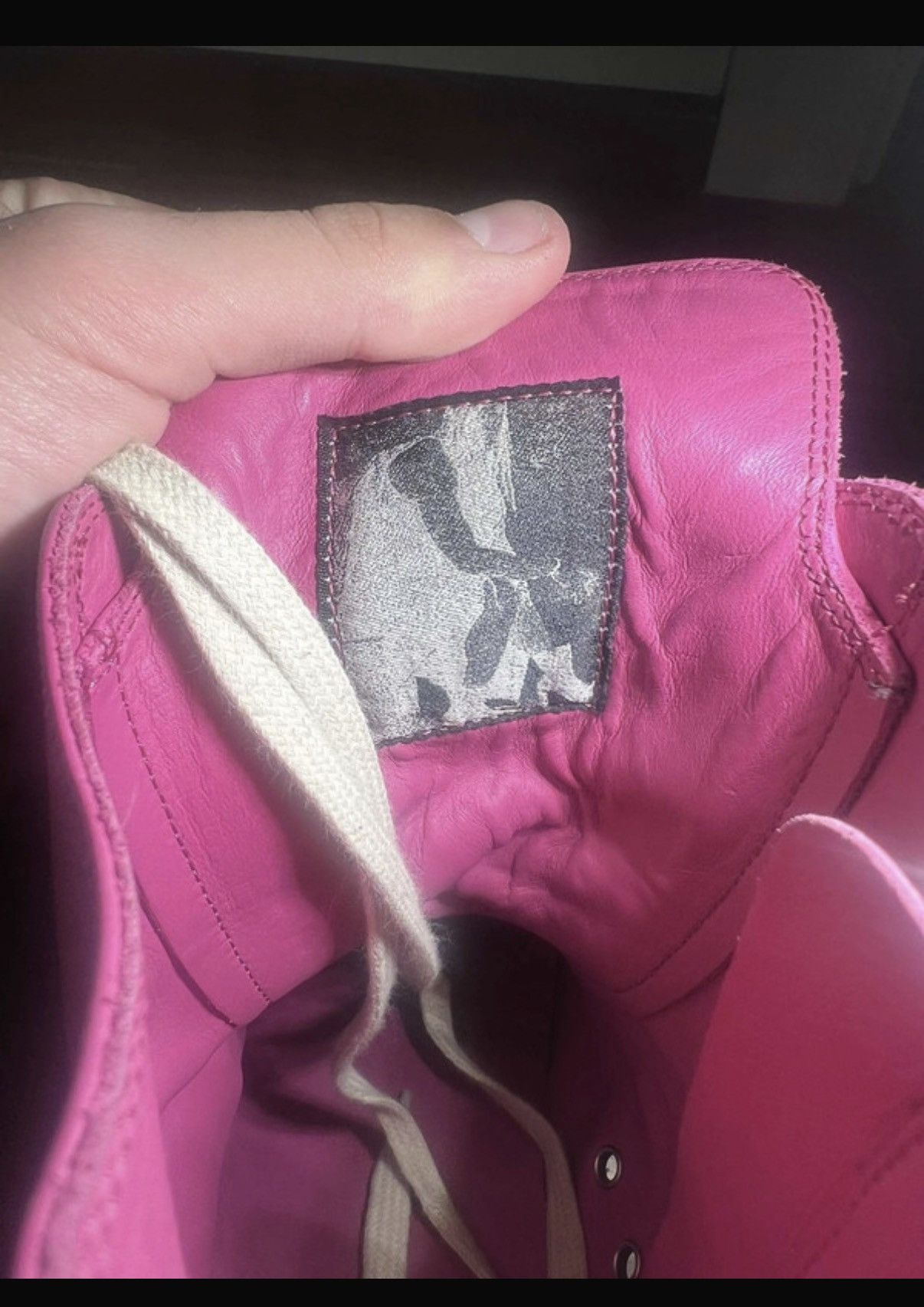 Rick Owens Rick owens mainline pink ramones Size US 12 / EU 45 - 6 Thumbnail