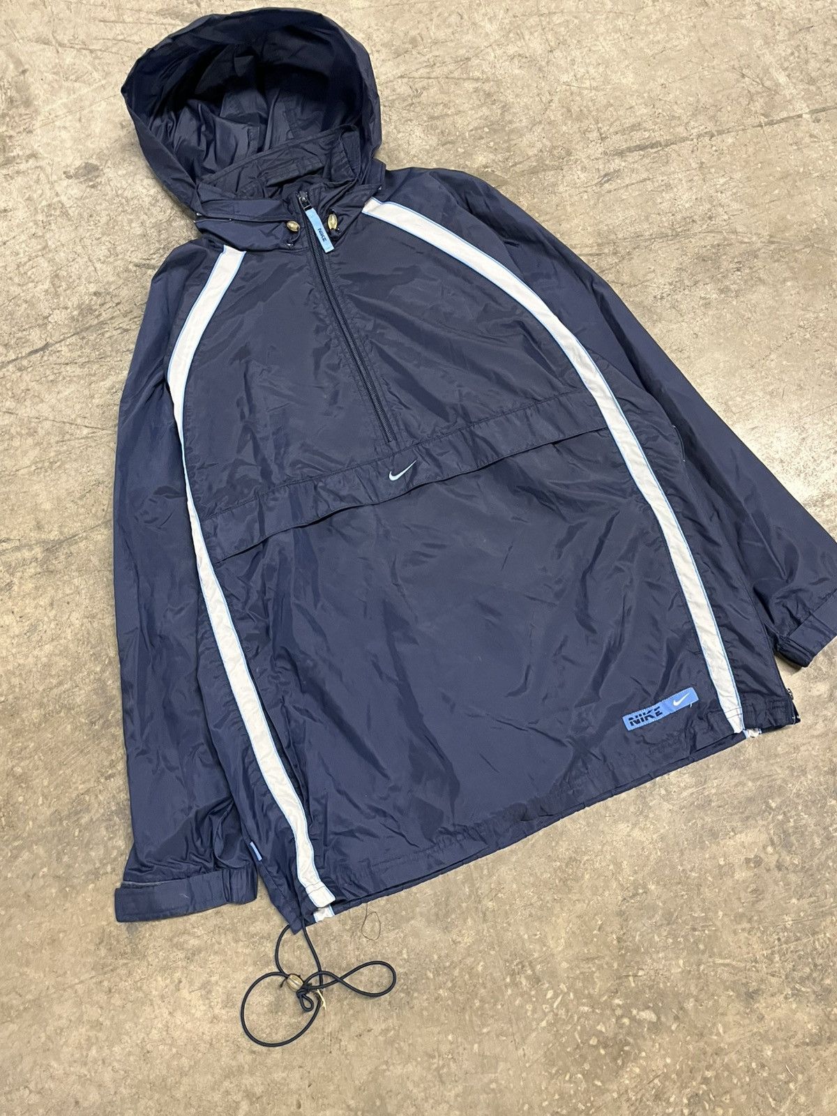 Nike × Vintage Nike vintage center swoosh windbreaker streetwear gorpcore Size US M / EU 48-50 / 2 - 3 Thumbnail