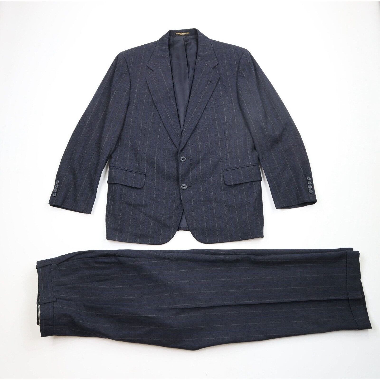 Hickey Freeman × Vintage Vintage 80s 90s Hickey Freeman & Sons 2 Piece Wedding Suit Size 42R - 1 Thumbnail