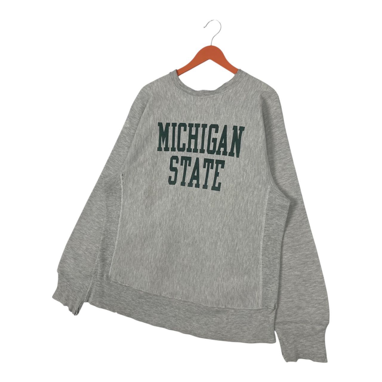 Champion Very Rare Champion Reverse Weave Michigan States Sweatshirt Size US L / EU 52-54 / 3 - 2 Thumbnail