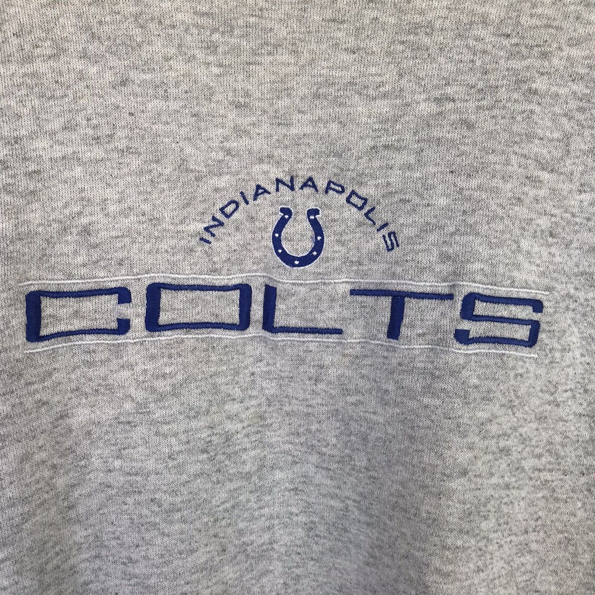 NFL × Vintage Vintage 90’s Indianapolis COLTS spellout logo sweatshirt Size US XL / EU 56 / 4 - 5 Thumbnail