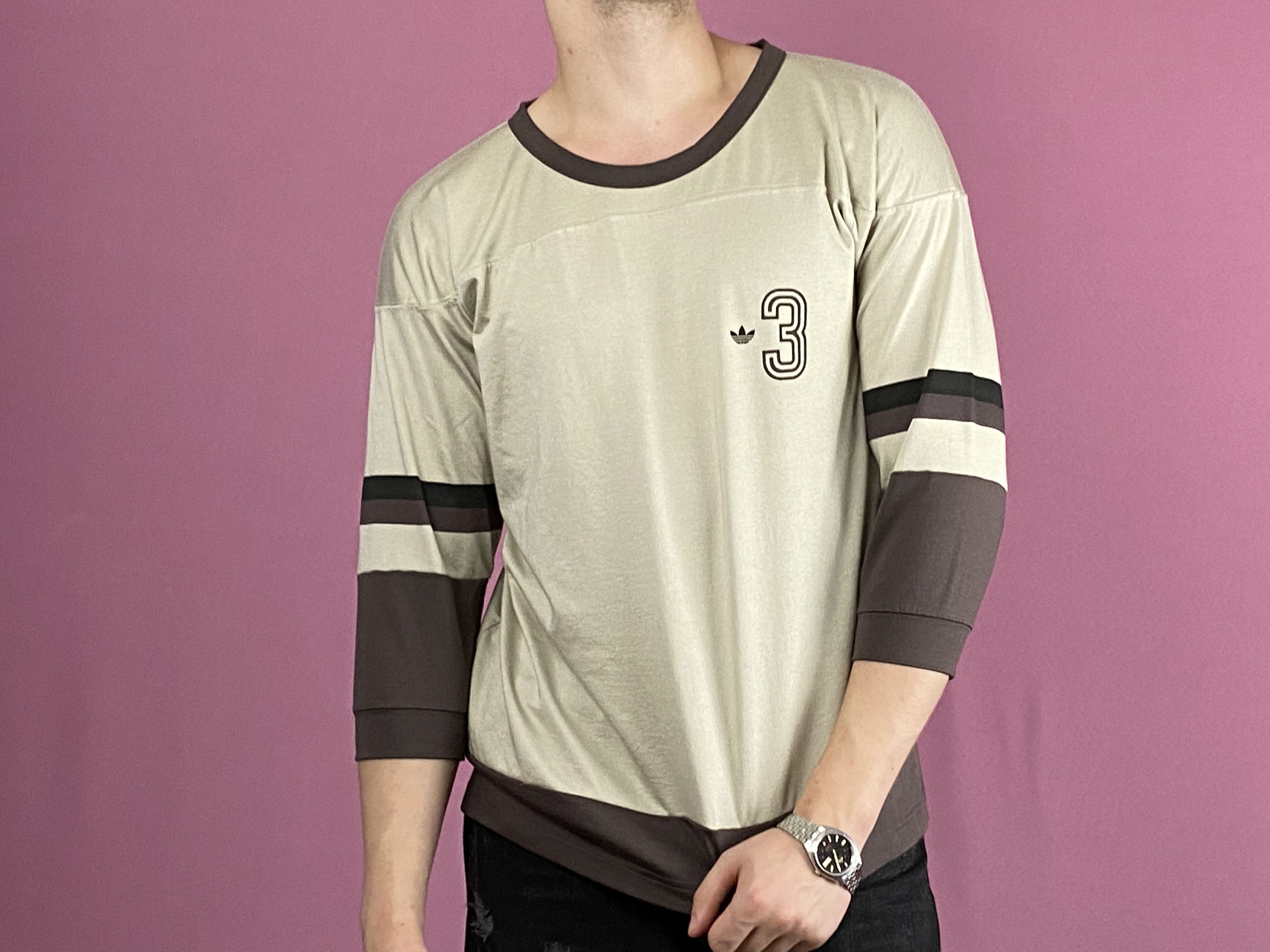 Adidas × Vintage Adidas Vintage Men's Long Sleeve - Size L Size US L / EU 52-54 / 3 - 4 Thumbnail