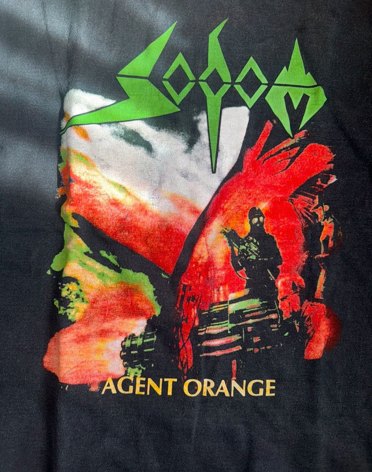 Band Tees Sodom ‘Agent Orange’ Hoodie Ultra Rare Vintage Thrash Metal Size US XL / EU 56 / 4 - 4 Thumbnail