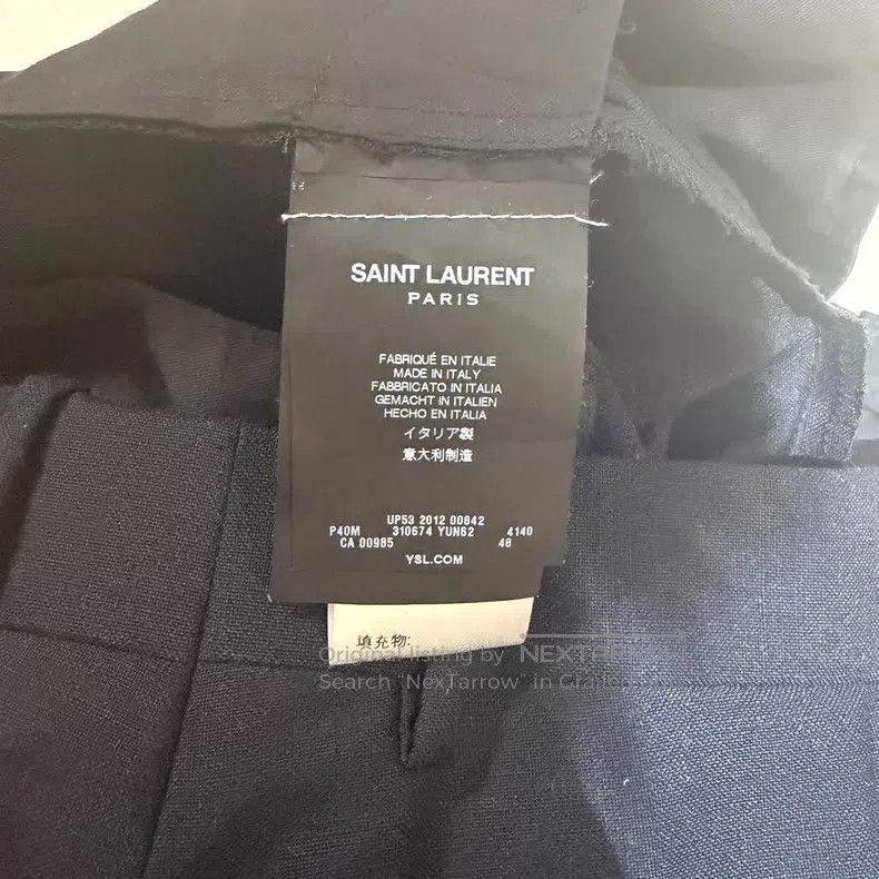 Saint Laurent Paris Saint Laurent Paris Wool Trousers i Size US 32 / EU 48 - 2 Thumbnail