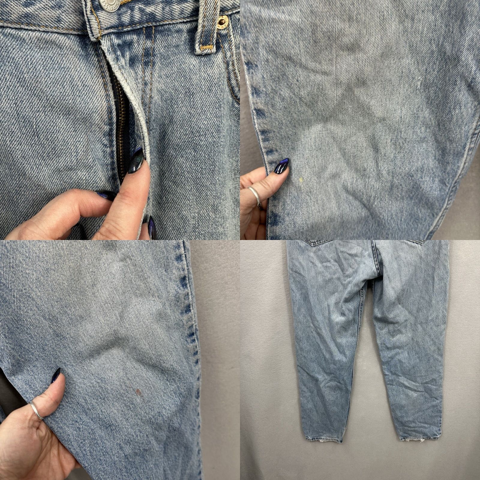 Levi's VINTAGE Levi's Levi's 550 Jeans Mens 34x32 Blue Denim 90s Y2K 5-Pocket Relaxed Regular Size 34 USA Leather Logo read Vintage 550 jeans USA Mens 34x32 Size US 34 / EU 50 - 8 Thumbnail