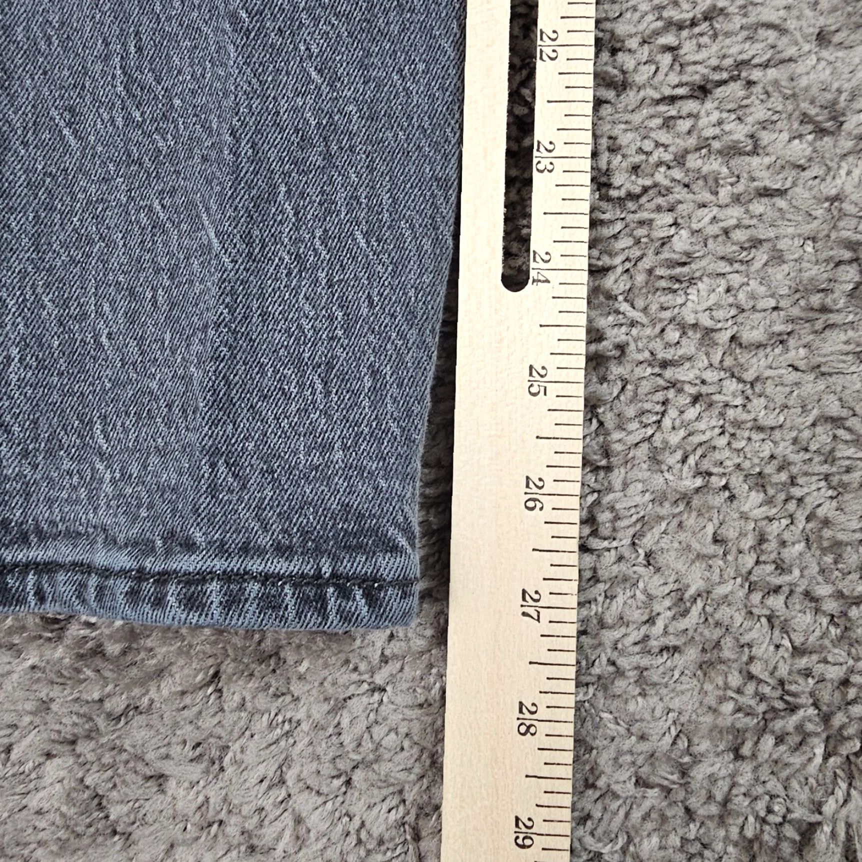 Levi's VINTAGE Levi's Womens Jeans Ankle Stretch 26 Gray High Rise Button Fly Icon Fit 90s Womens Size 25" / US 0 / IT 36 - 6 Thumbnail