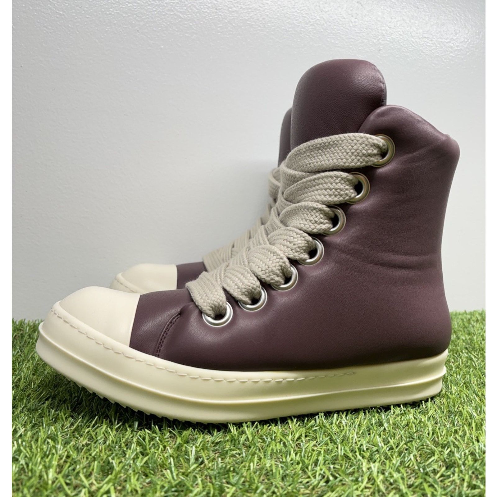 靴 Rick Owens drkshdw ramones 42 Rick owens drkshdw waxed sock ramones 42 – Dusty Archive
