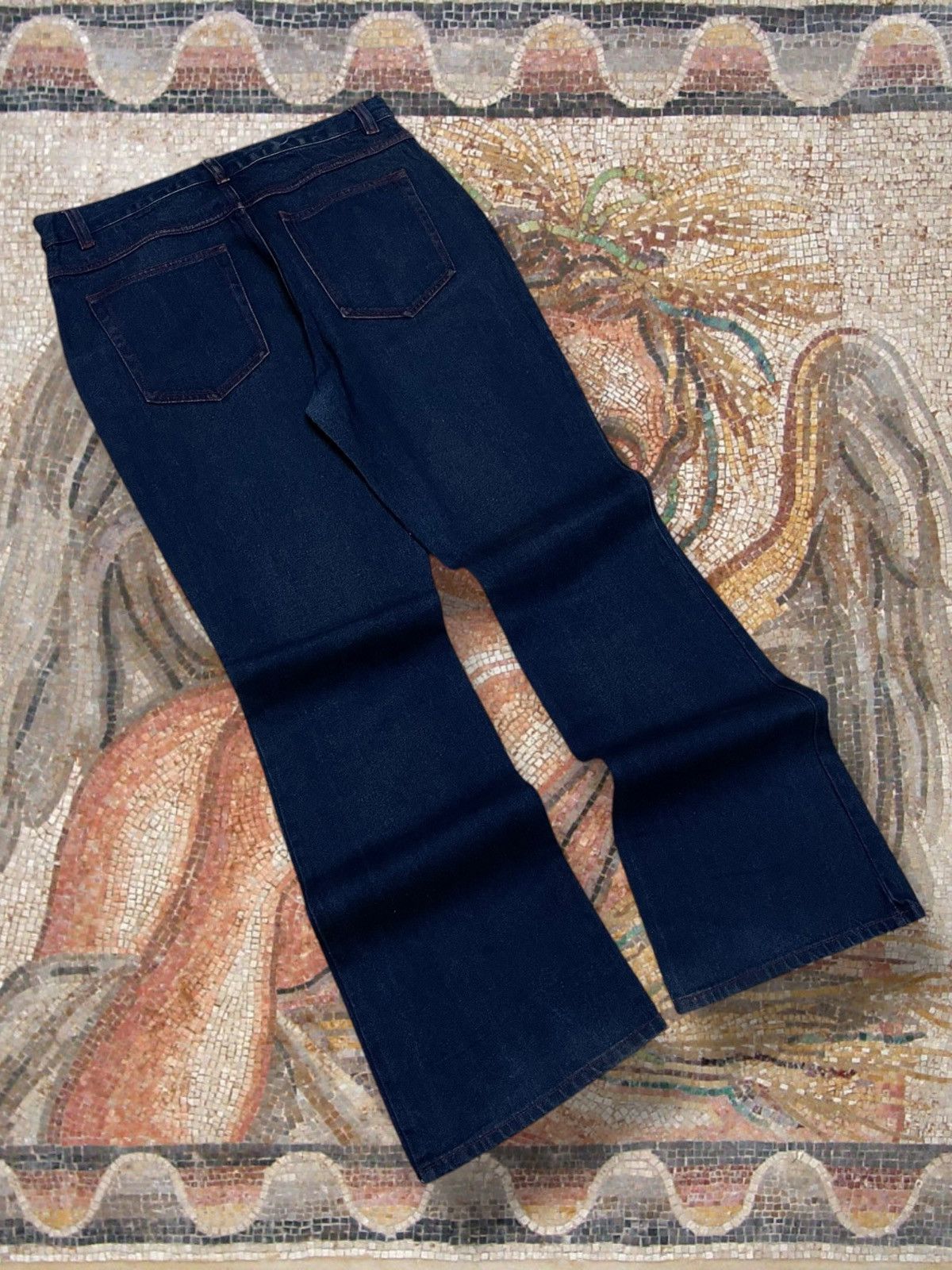 Hysteric Glamour Vintage 1990s Japan Designer QUICK Pop Star Flared Denim Size US 30 / EU 46 - 7 Thumbnail