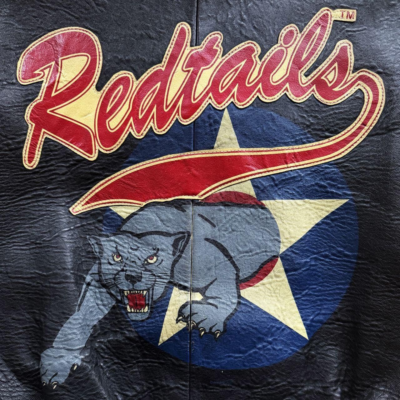 Avirex Avirex Red Tails Leather Varsity Jacket Size US S / EU 44-46 / 1 - 4 Thumbnail