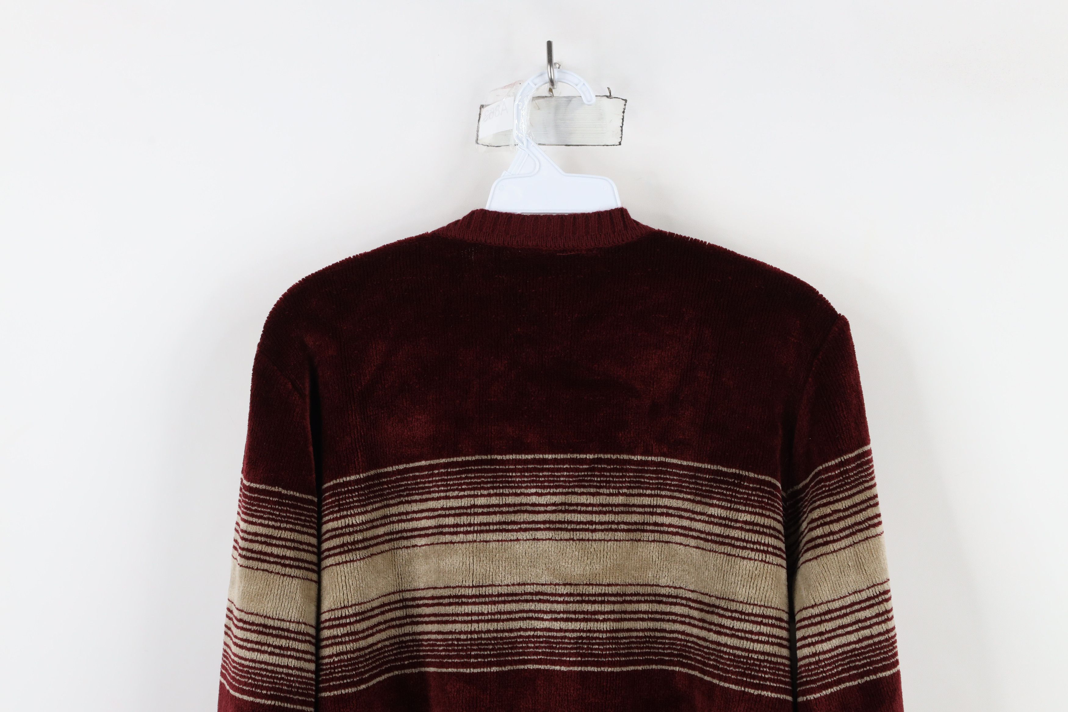 Vintage Vintage 70s Streetwear Block Velour Terry Cloth Sweater Size US M / EU 48-50 / 2 - 10 Thumbnail