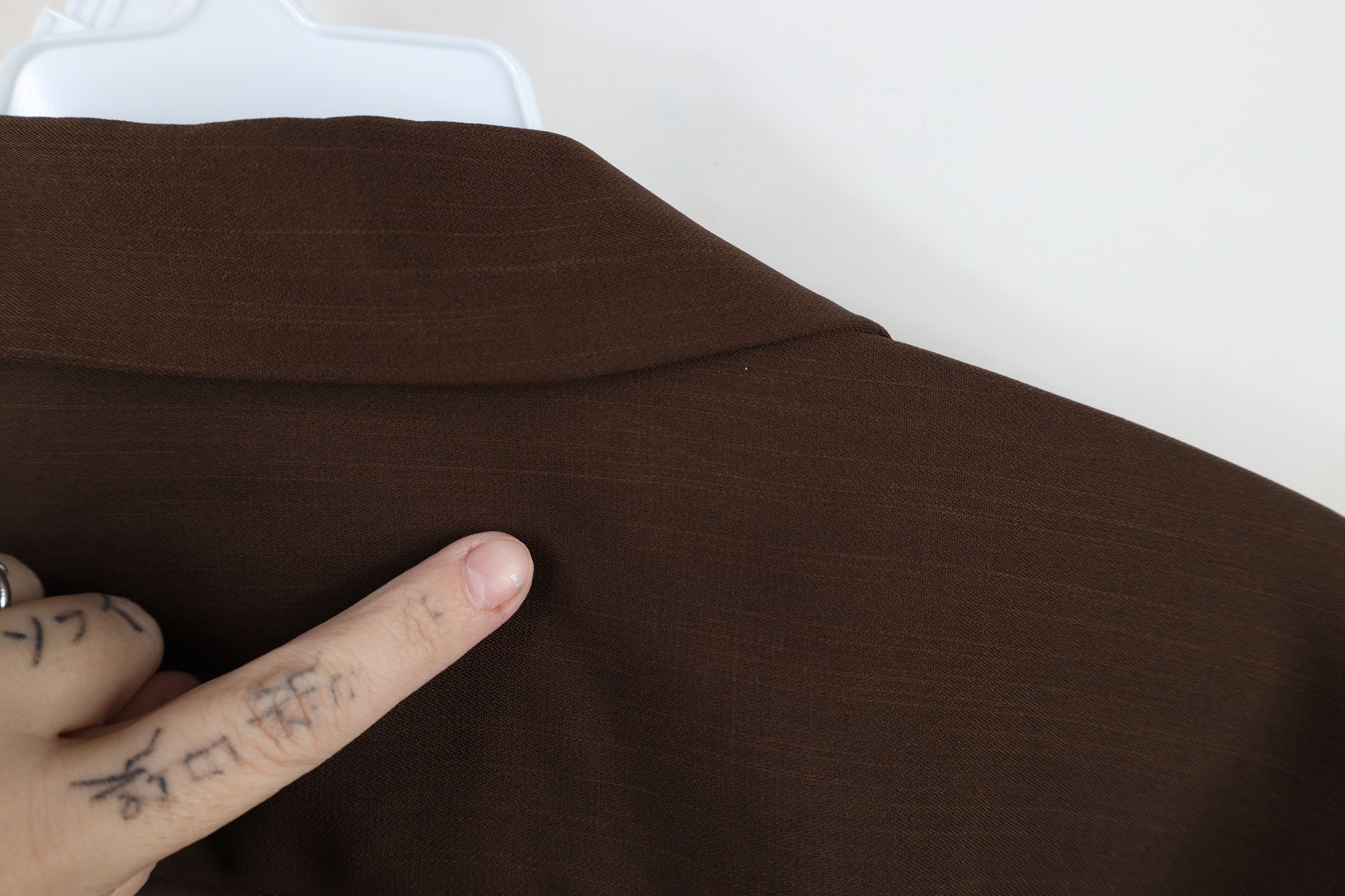 Vintage Vintage 90s Rockabilly Streetwear Collar Button Shirt Brown Size US XL / EU 56 / 4 - 10 Thumbnail