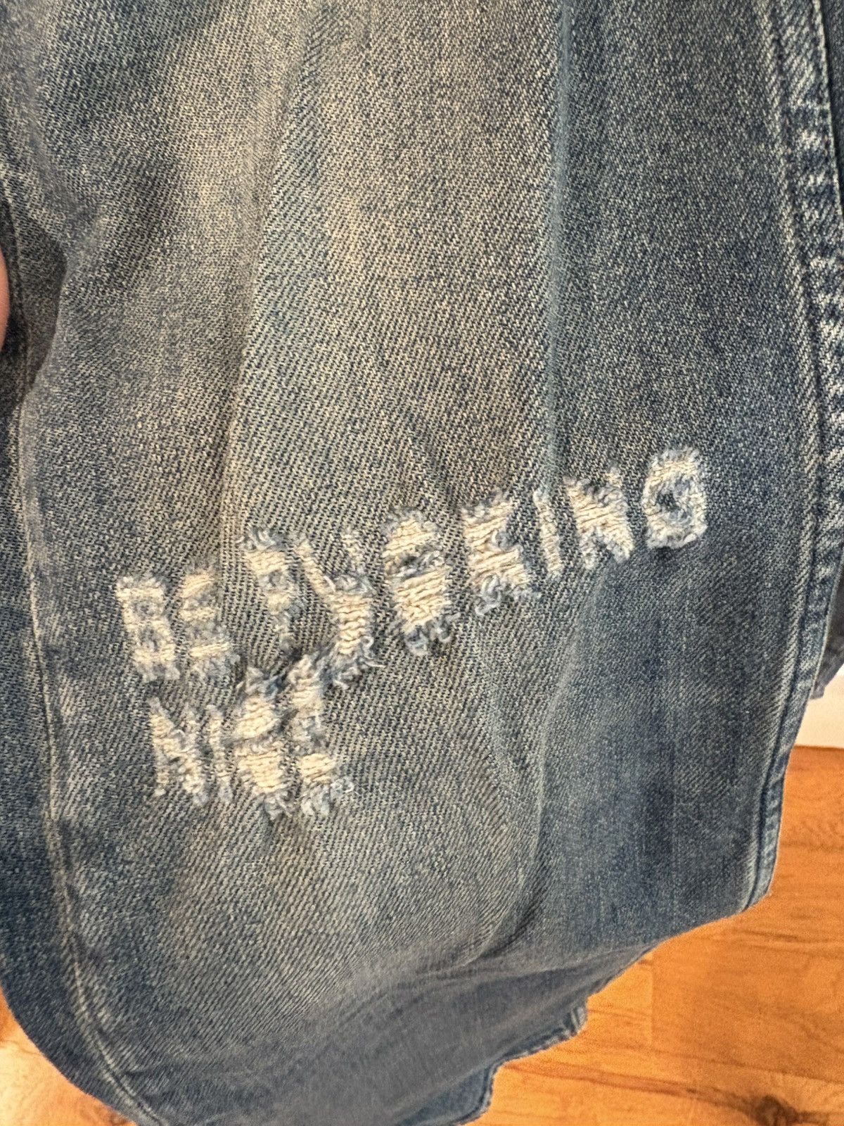 Zadig & Voltaire Be F***king Nice blue Jeans Size US 29 - 2 Thumbnail