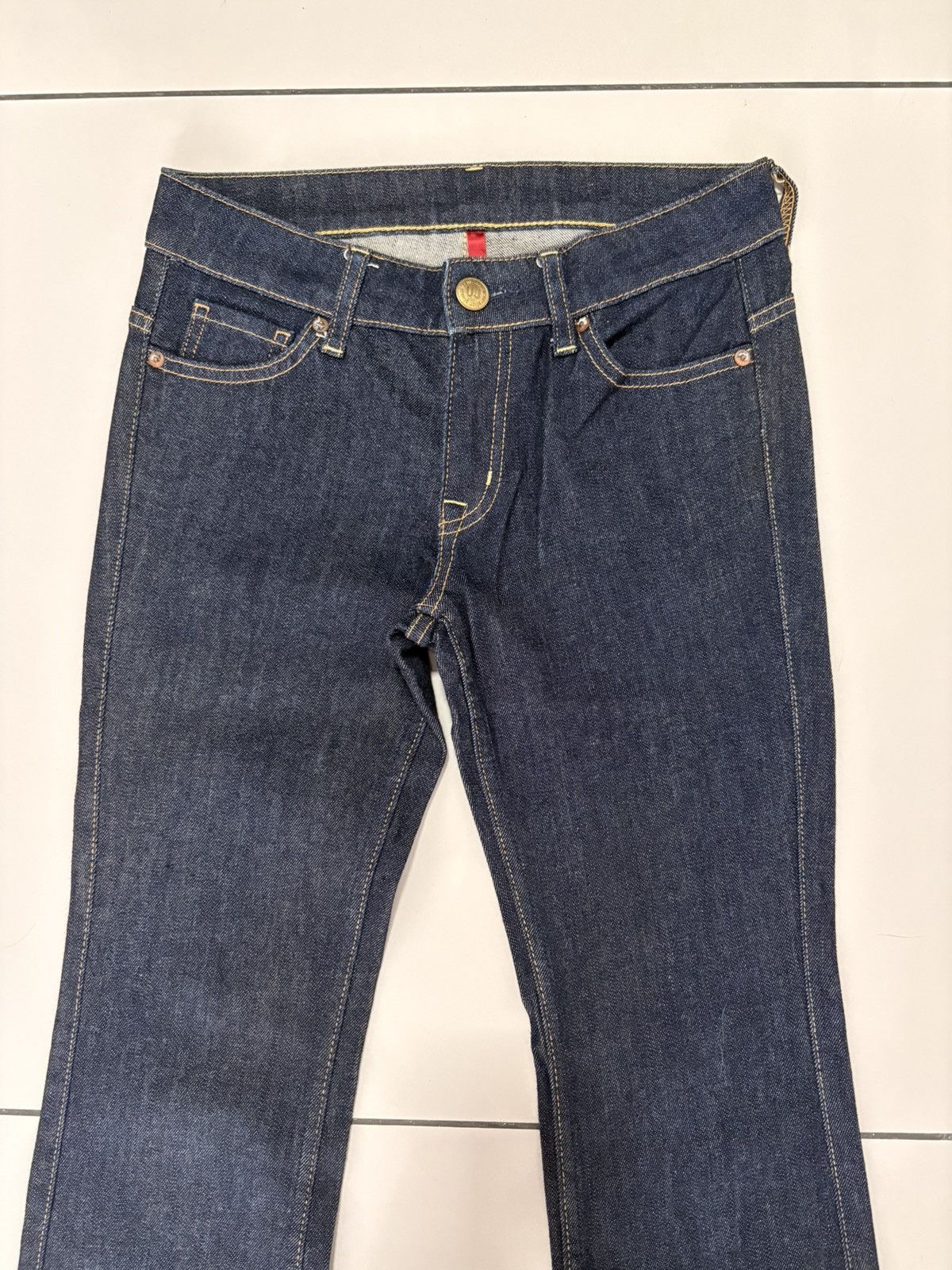 Japanese Brand Uniqlo Slimfit Bootcut Jeans Denim Size US 29 - 5 Thumbnail