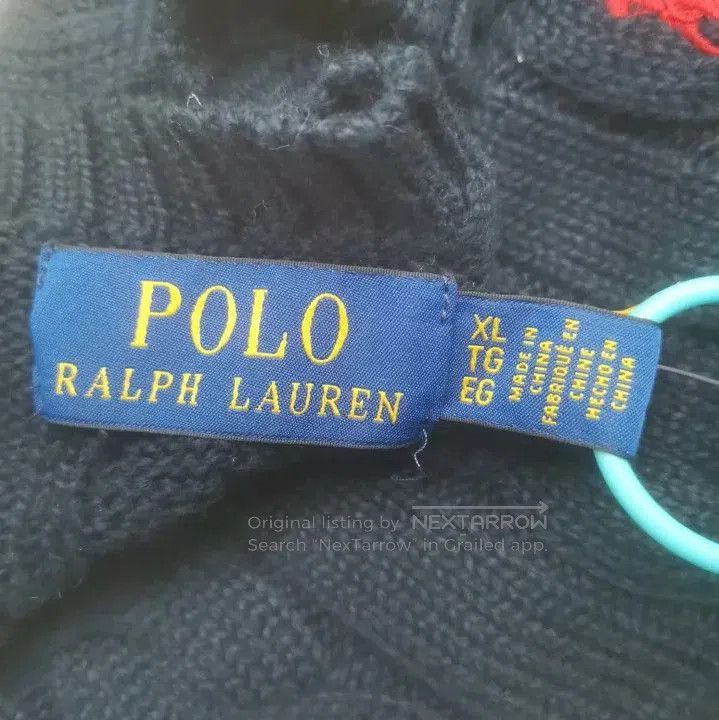 Polo Ralph Lauren Polo Ralph Lauren Men's Cable Knit Pullover. Size US XL / EU 56 / 4 - 2 Thumbnail