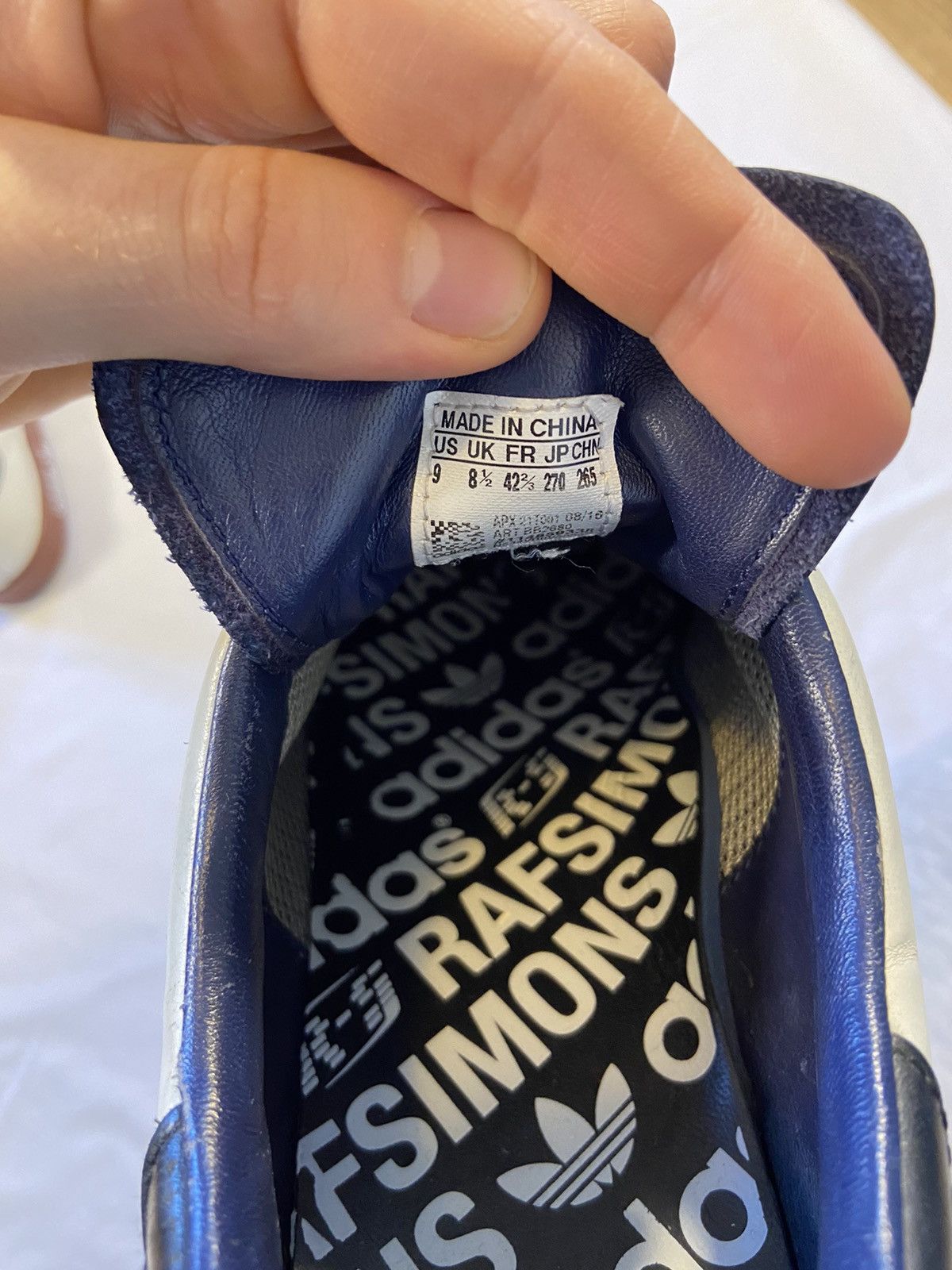 Adidas × Raf Simons Stan Smith with velcro straps with navy black and Brown Size US 9 / EU 42 - 20 Thumbnail