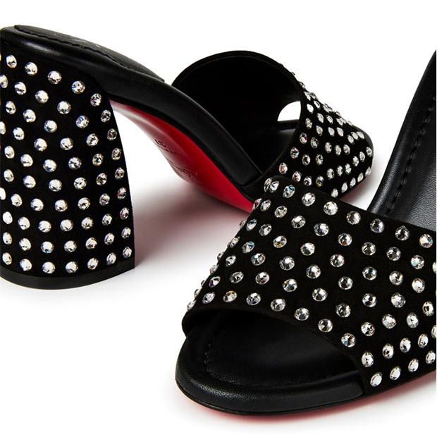 Christian Louboutin Jane 85mm Heeled Mules Size US 9.5 / IT 39.5 - 6 Thumbnail