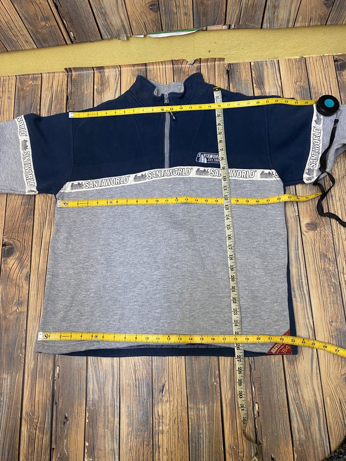 Captain Santors × Vintage Vintage santa world half zipper sweatshirt Size US XL / EU 56 / 4 - 9 Thumbnail