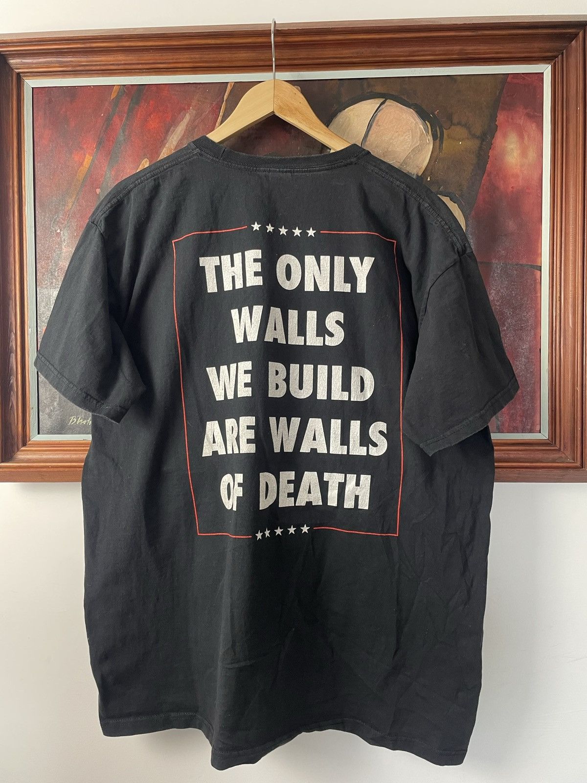 Band Tees Vintage Y2k Municipal Waste Donald Trump Walls Of Death Tee Size US XL / EU 56 / 4 - 2 Thumbnail