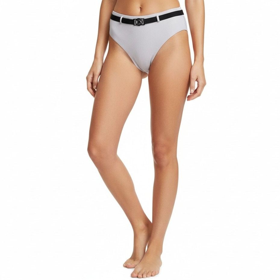Victoria's Secret Victoria's Secret French Mauve Ribbed Bikini Bottom, M Size ONE SIZE - 4 Thumbnail
