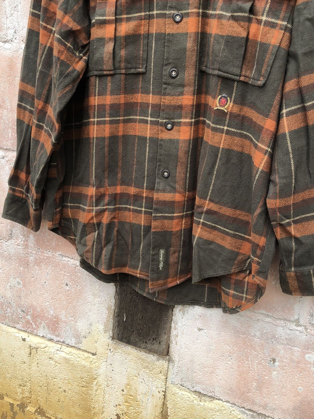 Flannel × Tommy Hilfiger Tommy Hilfiger Flannel Shirt Button Up Size US M / EU 48-50 / 2 - 5 Thumbnail