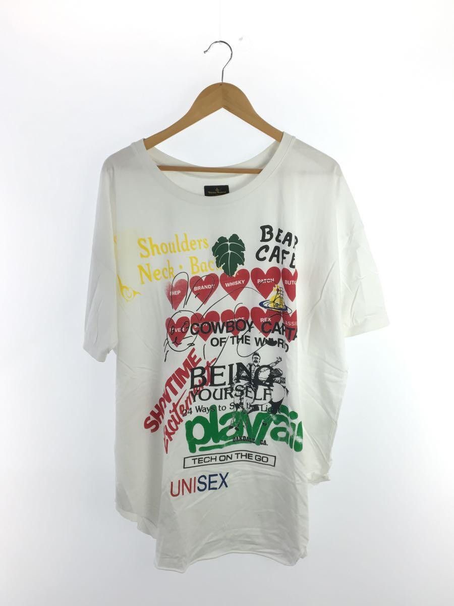 Image of Vivienne Westwood Being Yourself T-Shirt in White, Men's (Size XL)