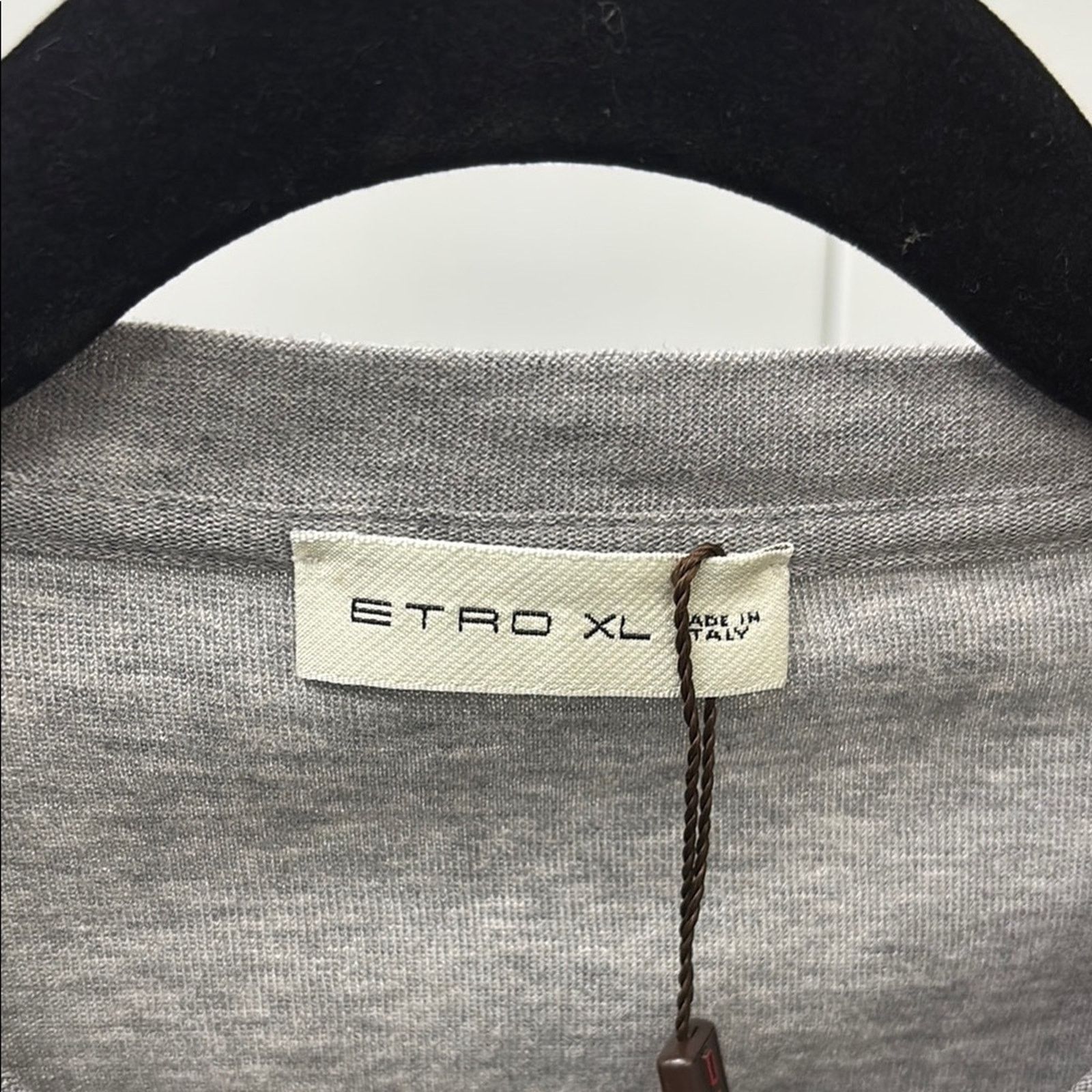 Etro NWT Etro Gray Short Sleeve Graphic Tee Size XL Size US XL / EU 56 / 4 - 3 Thumbnail