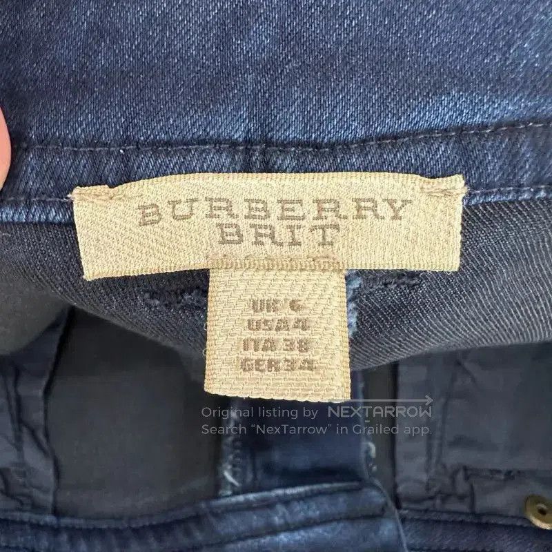 Burberry Burberry Women's Blue Denim Casual Pants. Size 26" / US 2 / IT 38 - 5 Thumbnail