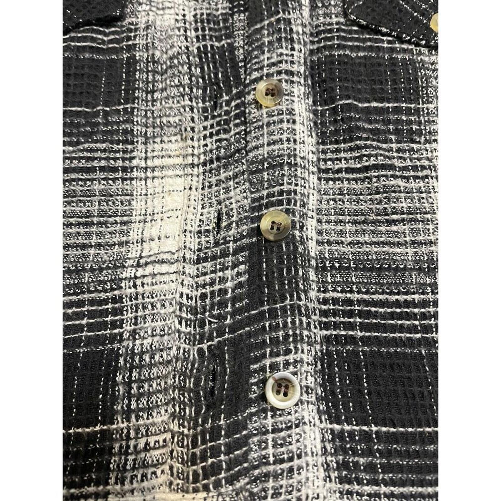 Other Just Class Black & White Plaid Cropped Vest Size S / US 4 / IT 40 - 7 Thumbnail