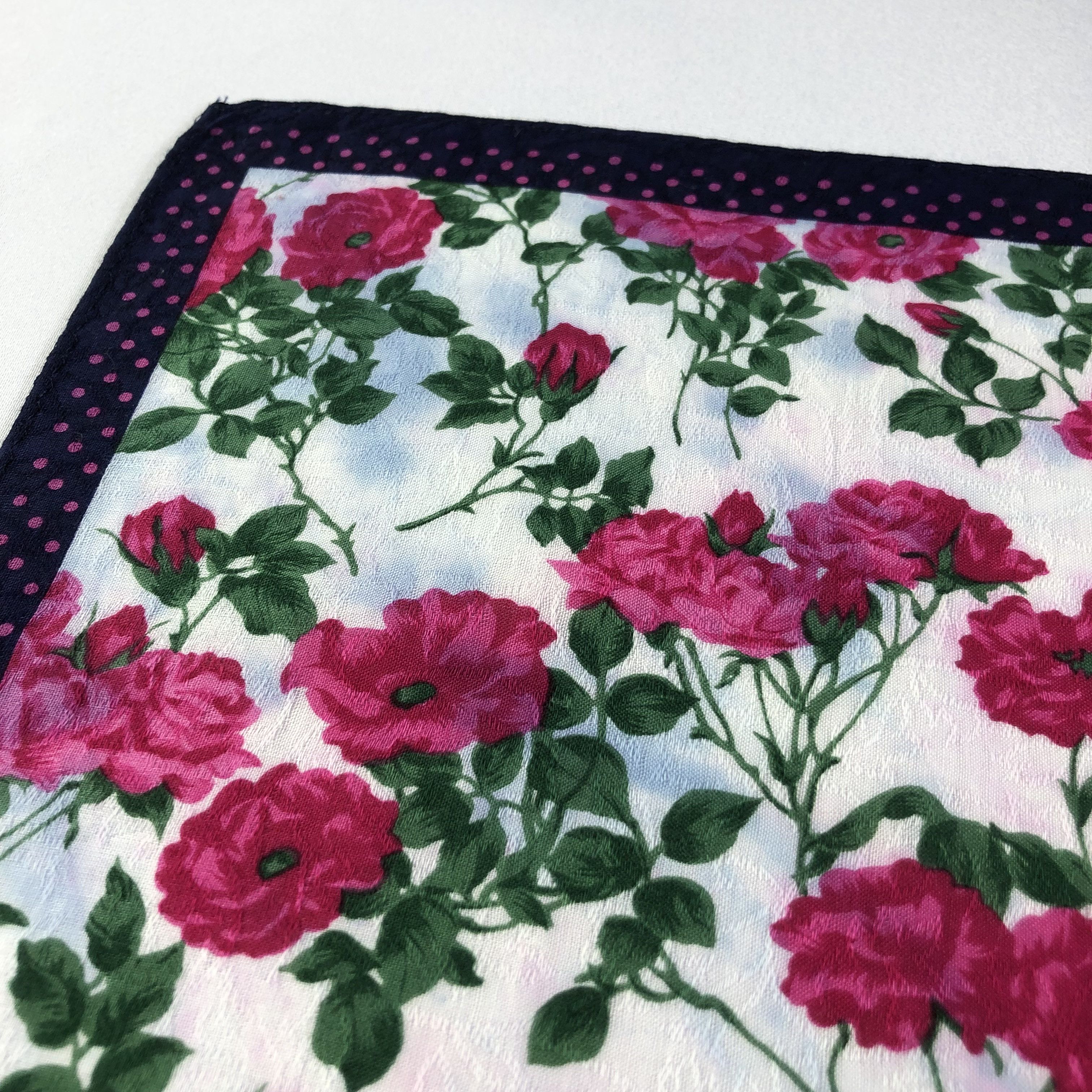 Yves Saint Laurent YSL Floral Handkerchief Neckerchief Bandana H1555 Size ONE SIZE - 8 Thumbnail