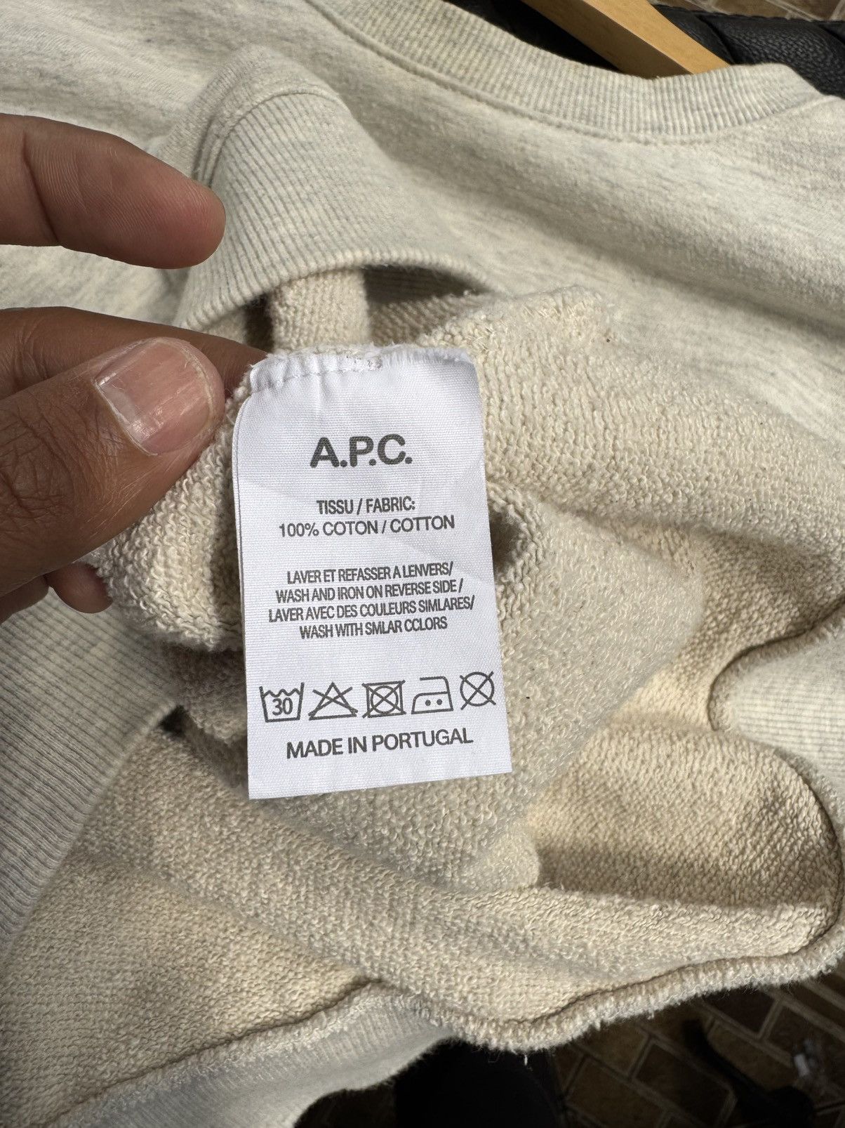 A.P.C. A.P.C RUE MADAME PARIS GREY SWEATSHIRTS Size US L / EU 52-54 / 3 - 8 Thumbnail