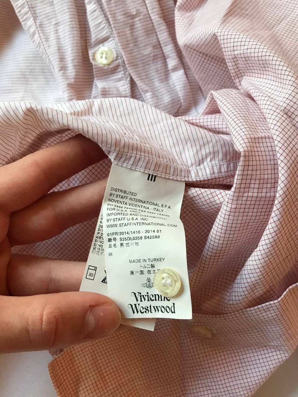 Vivienne Westwood Vivienne Westwood Checkered Shirt Size US XL / EU 56 / 4 - 6 Thumbnail