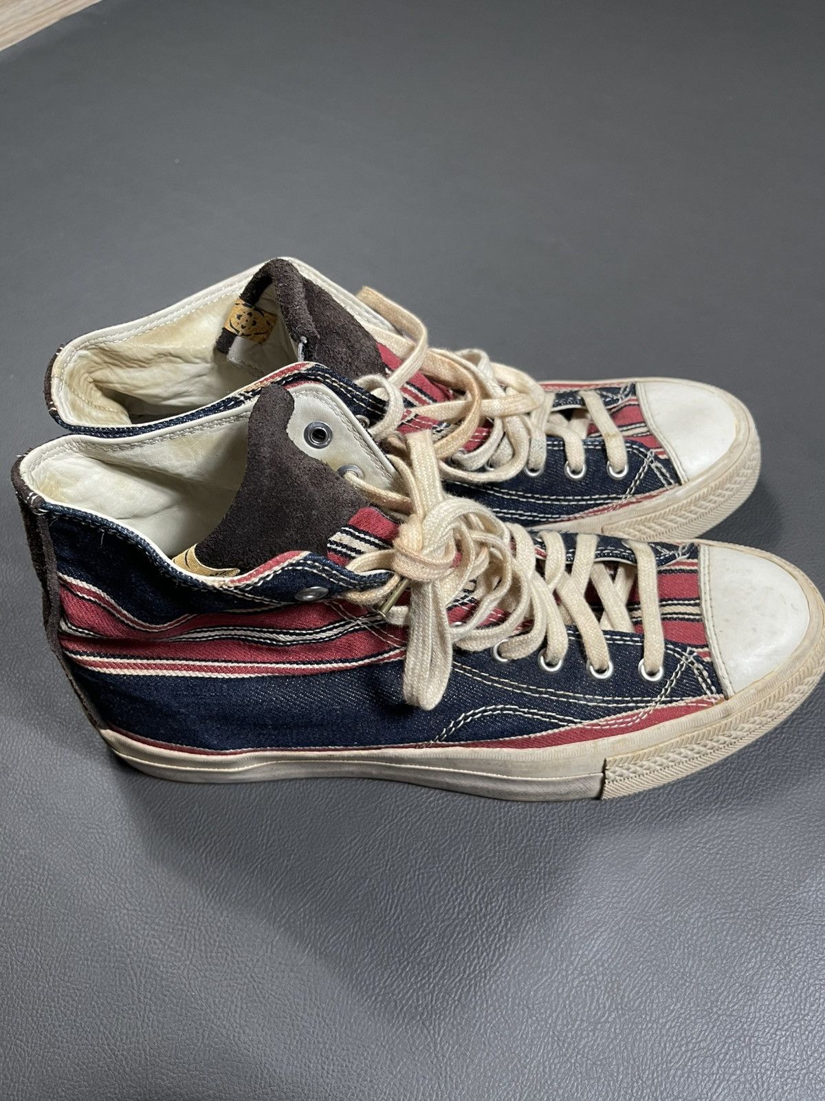 Visvim Visvim Skagway Hi Denim Stripe Size US 9 / EU 42 - 2 Thumbnail