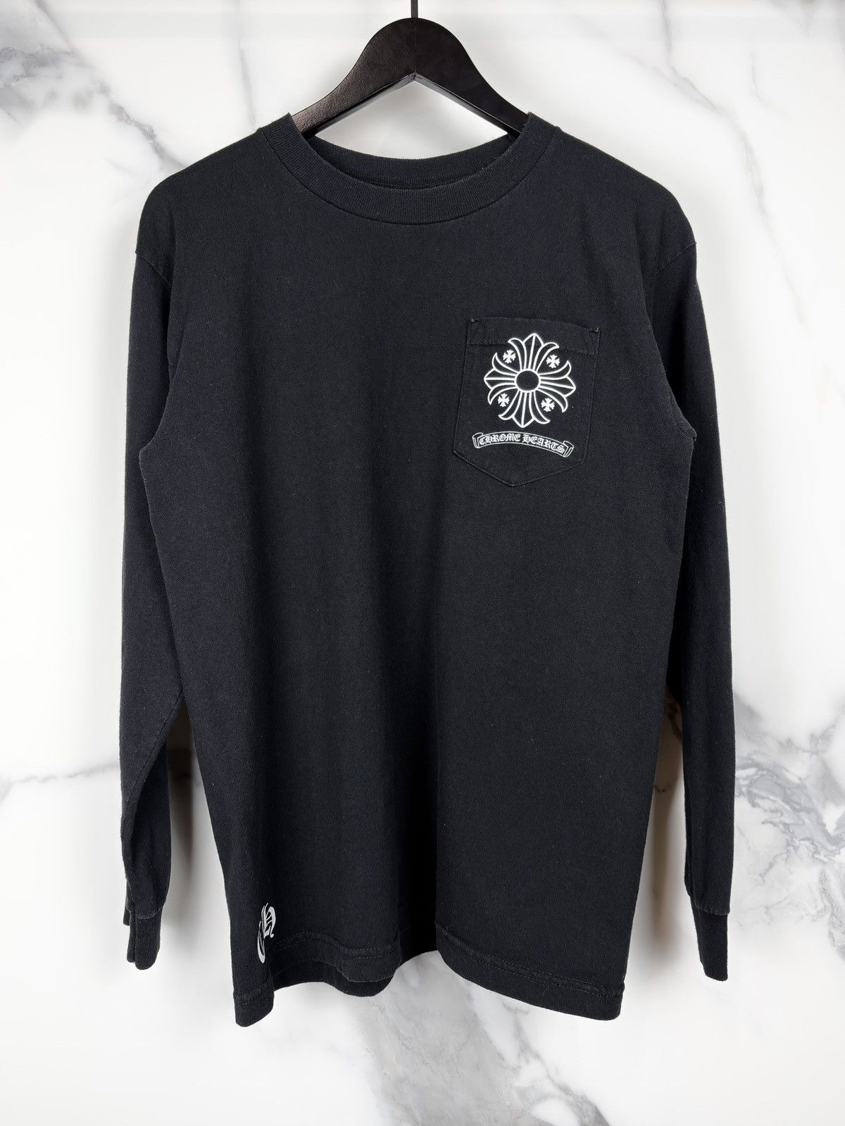 Chrome Hearts Chrome Hearts Vintage Plus Cross Scroll Longsleeve Tshirt Size US M / EU 48-50 / 2 - 6 Thumbnail