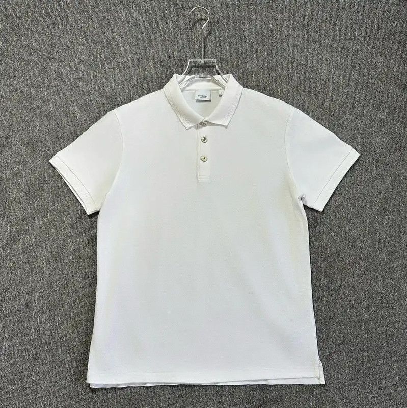 Burberry Burberry White Cotton Short Sleeve Polo Shirt Size US L / EU 52-54 / 3 - 1 Thumbnail