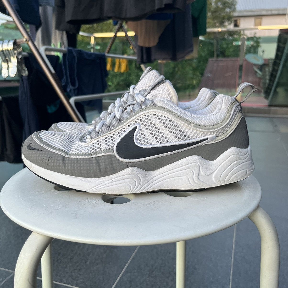 Nike Nike Air Zoom Spiridon QS Light Ash Shoes Size US 6 / EU 39 - 3 Thumbnail