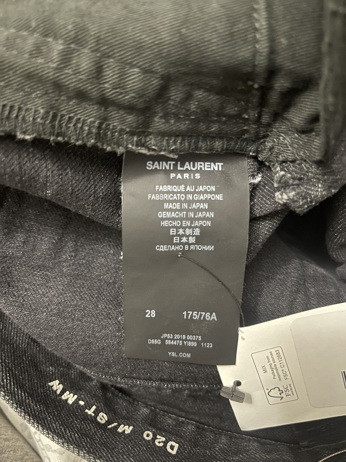Saint Laurent Paris Saint Laurent 2019 Skinny jeans Size US 28 / EU 44 - 9 Thumbnail