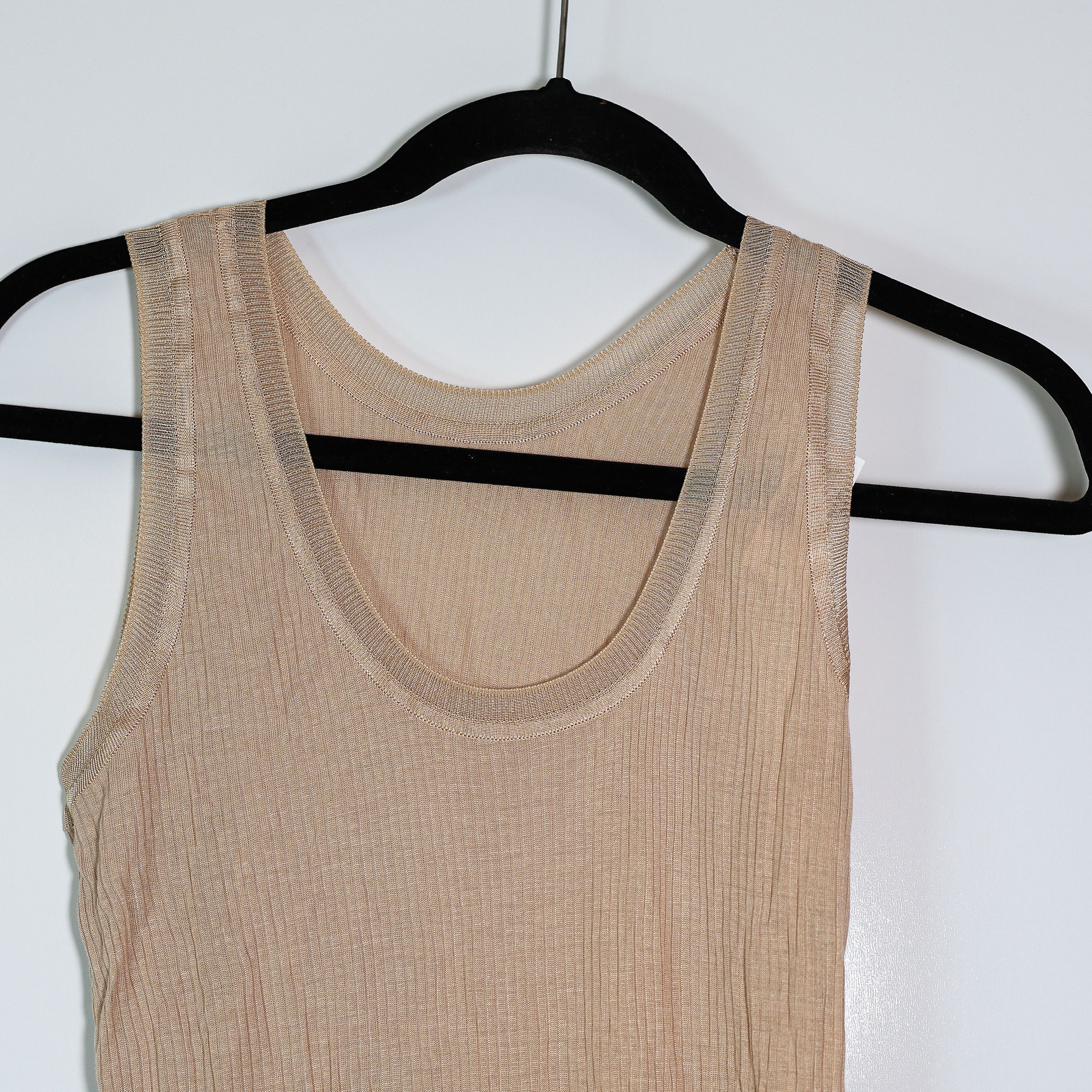 Alexander Wang NEW T Alexander Wang Ribbed Knit Scoop Size S / US 4 / IT 40 - 2 Thumbnail