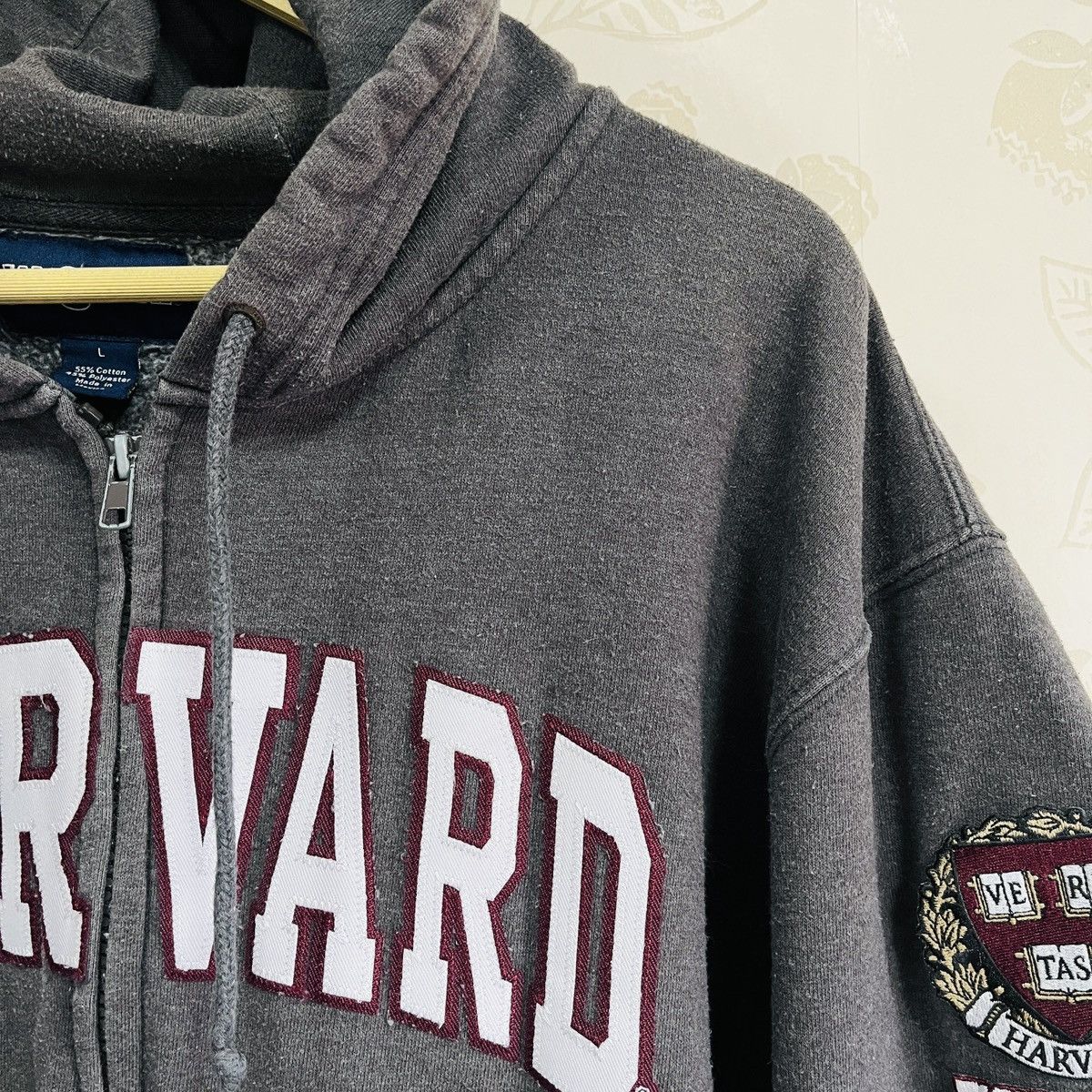 Jansport × Vintage Vintage Jansport Harvard University Distressed Hoodies Size US L / EU 52-54 / 3 - 6 Thumbnail