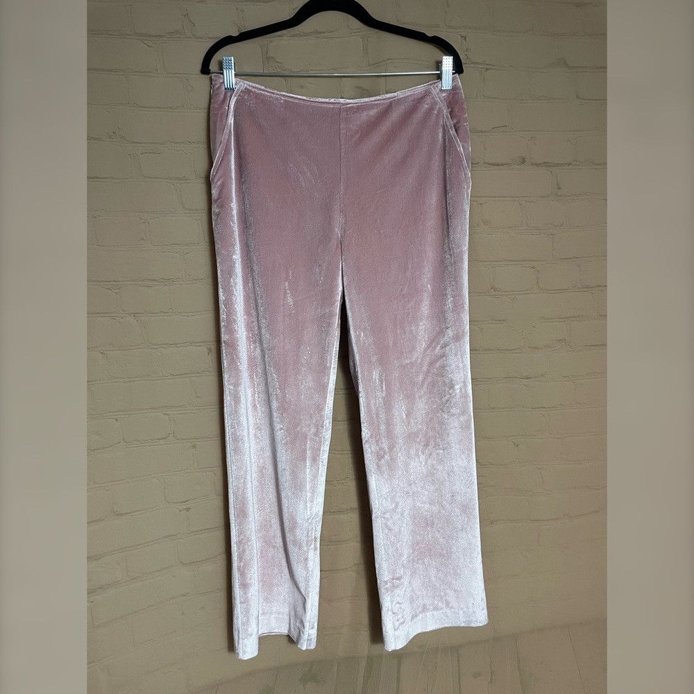 Other NWT New Vivienne Hu Velvet Pink Pants Size 8 Size 30" / US 8 / IT 44 - 2 Thumbnail