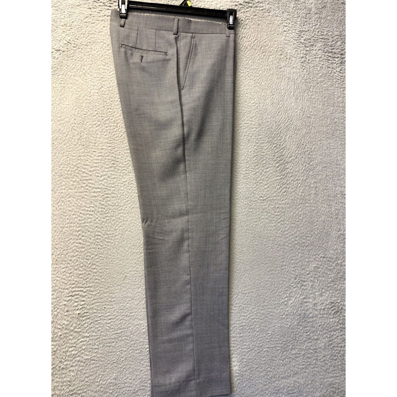 Vintage Linea Naturale Dress Pants Men 34x32 Wool Gray Dress Pants Mens Size US 34 / EU 50 - 2 Thumbnail