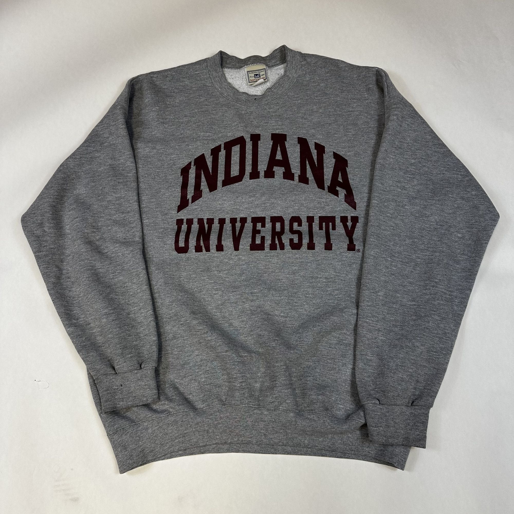 Lee Indiana University Gray Crewneck Sweatshirt Heavyweight By L Size US L / EU 52-54 / 3 - 1 Thumbnail