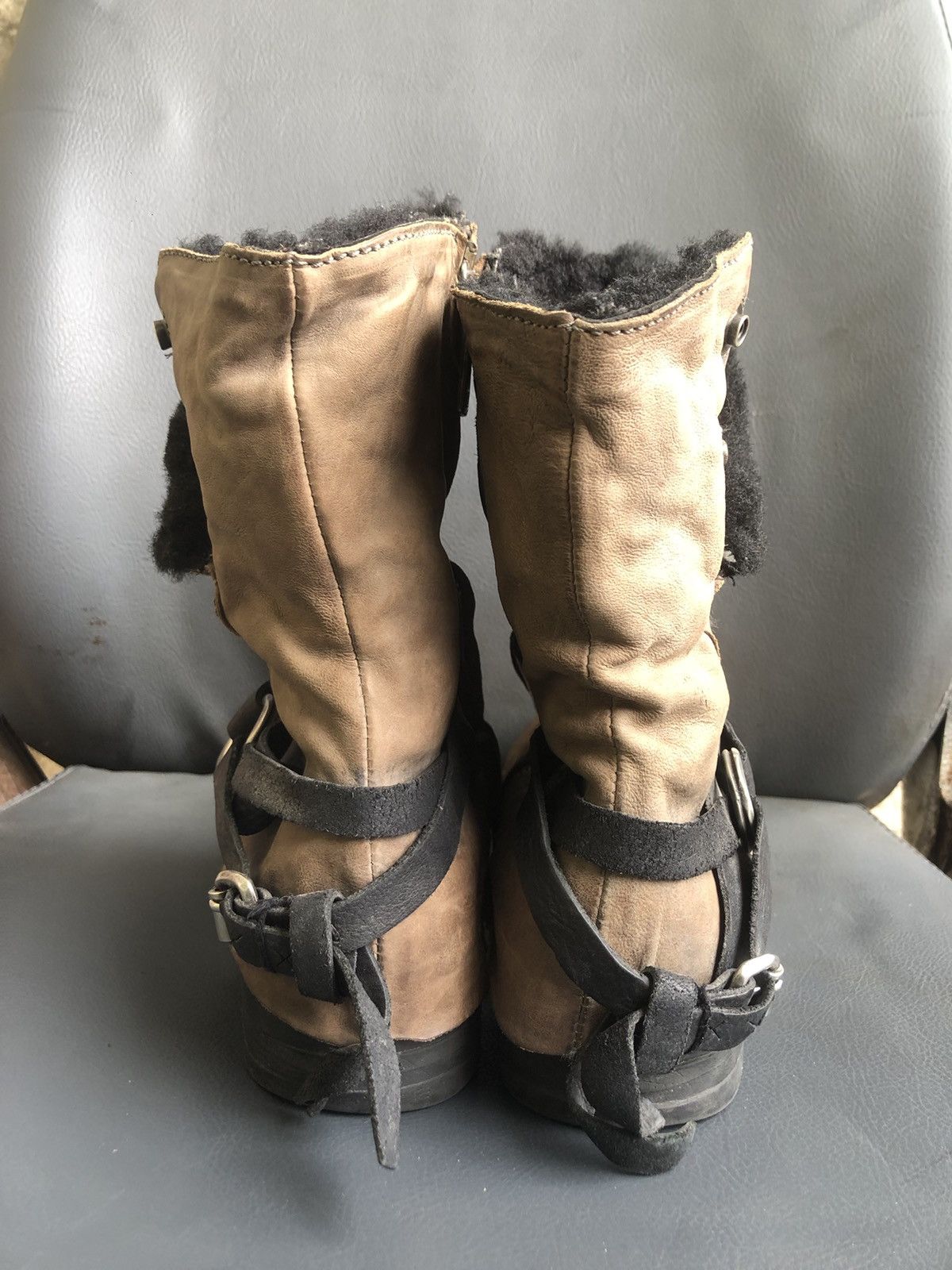 A.S.98 A.S 98 Beige Leather Women’s Boots Size 38 Size US 8 / IT 38 - 10 Thumbnail