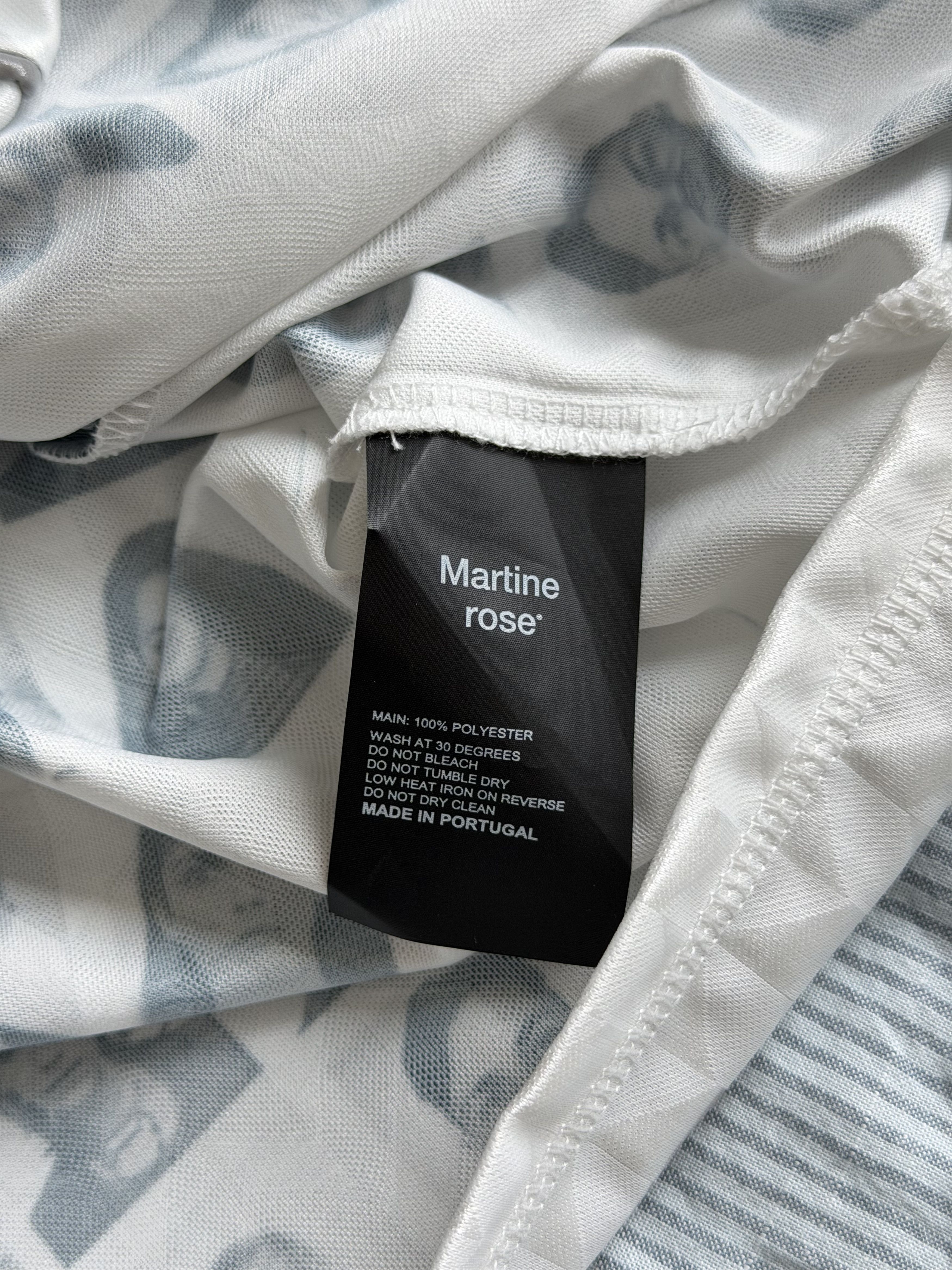 Martine Rose Martine Rose Printed Faces Football Top in White Size US M / EU 48-50 / 2 - 9 Thumbnail