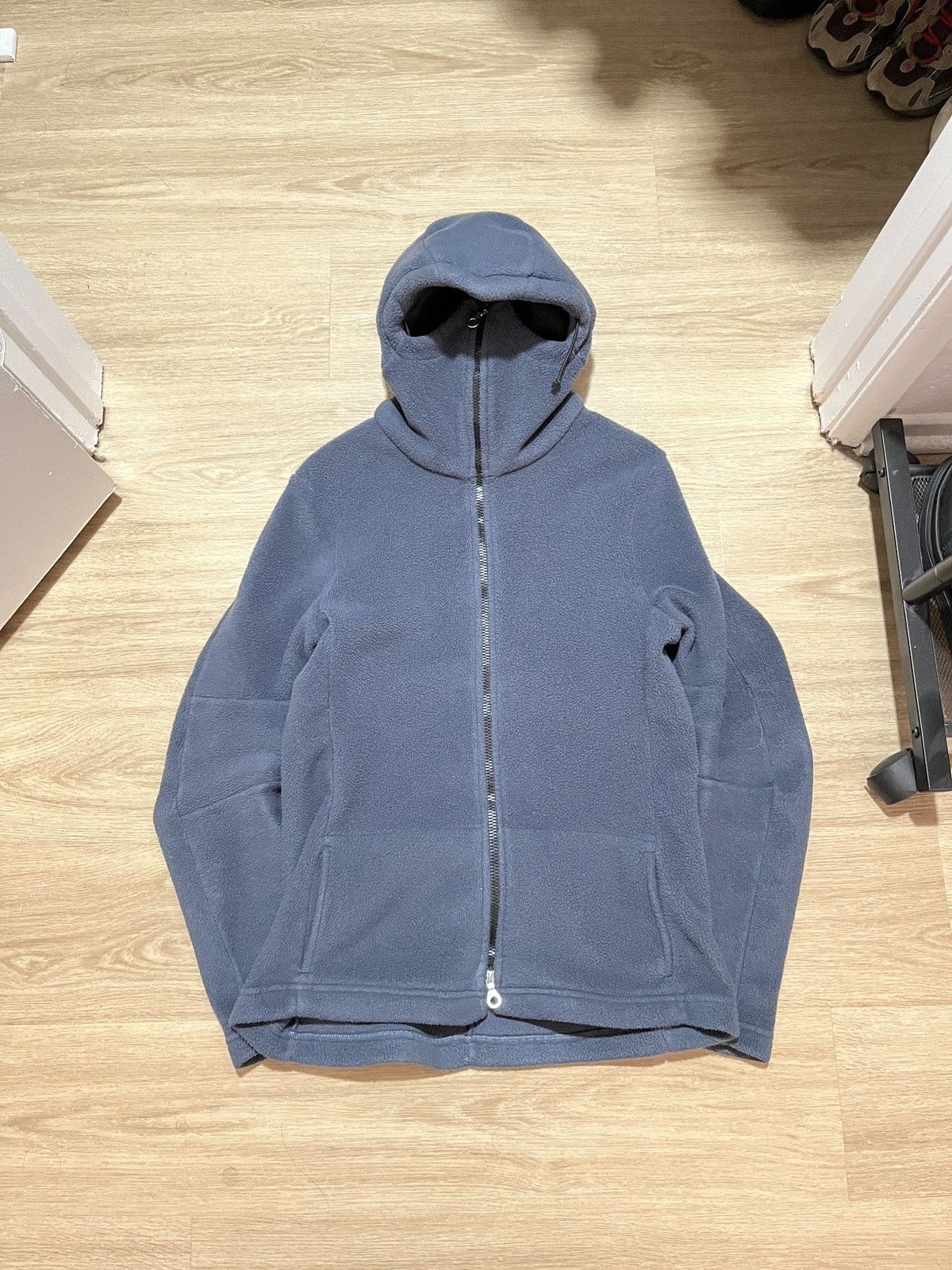 Image of Vexed Generation Ninja Hood Fleece Jacket 90's Archive in Navy, Men's (Size XL)