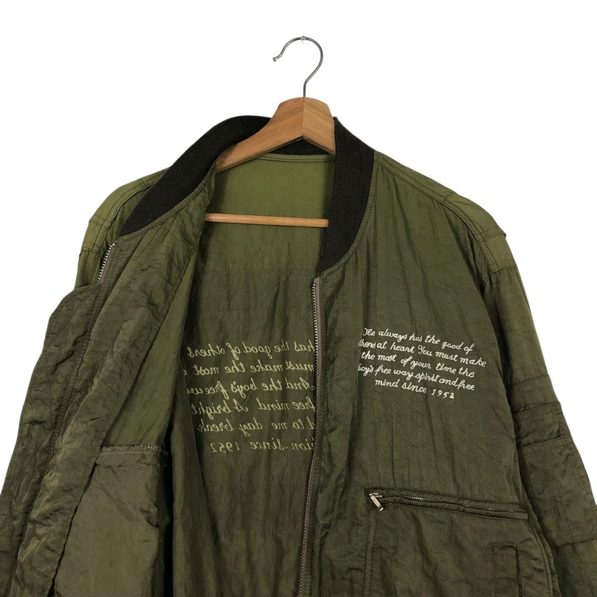 Japanese Brand 🔥VINTAGE BOMBER JACKET PARACHUTE DESIGN ISSEY MIYAKE Size US L / EU 52-54 / 3 - 14 Thumbnail