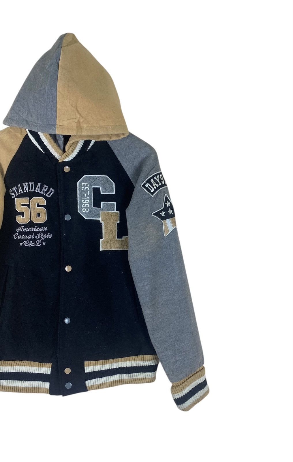 Japanese Brand Japanese Streetwear Co&Lu Hoodie Varsity Jacket Size US M / EU 48-50 / 2 - 2 Thumbnail