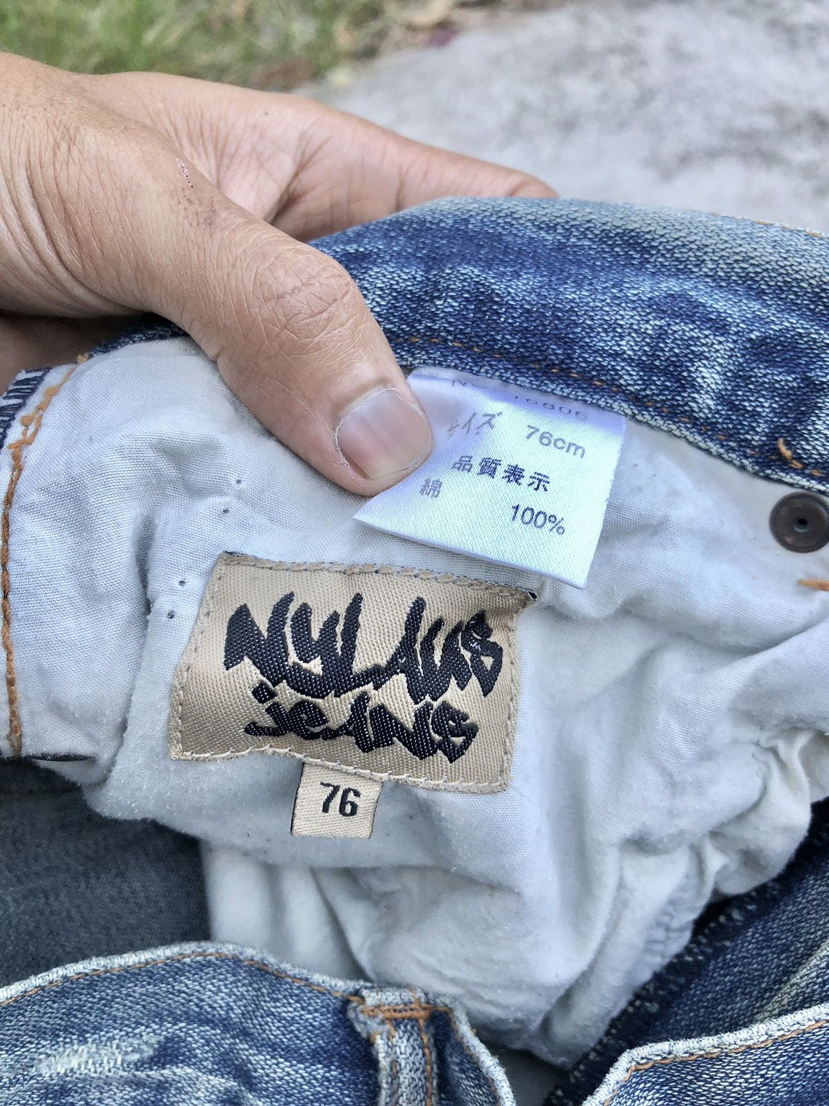 Japanese Brand JAPANESSE NYLAUS DISTRESSED DENIM Size US 30 / EU 46 - 2 Thumbnail